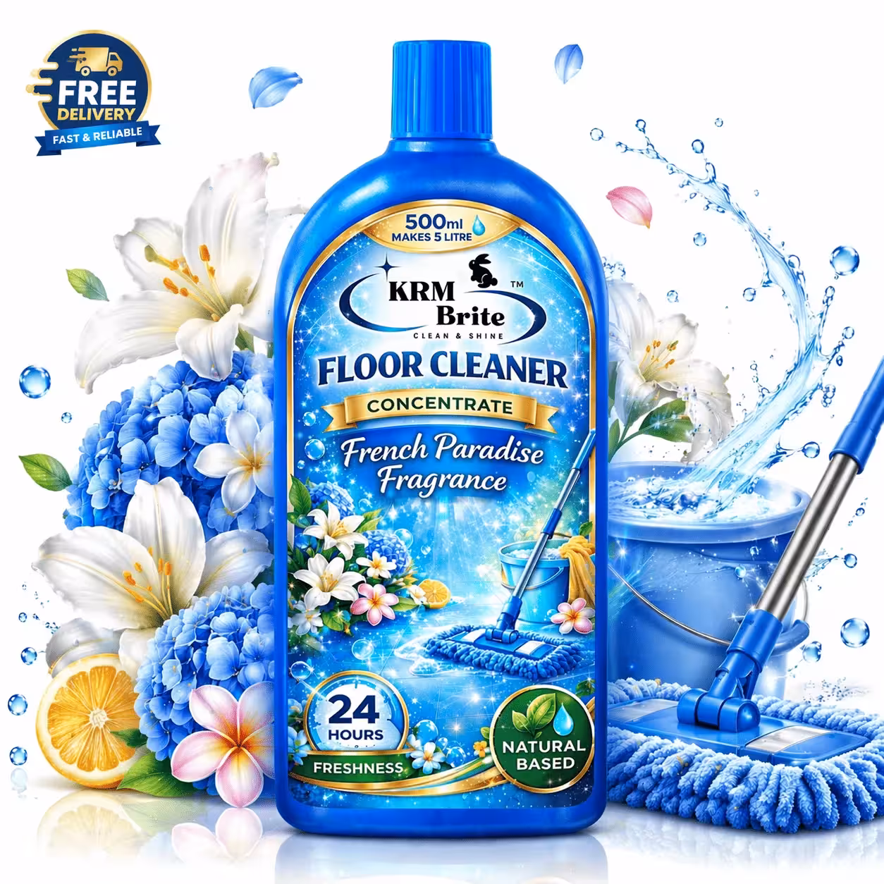 Floor cleaner 500ml concentrate French Paradise
